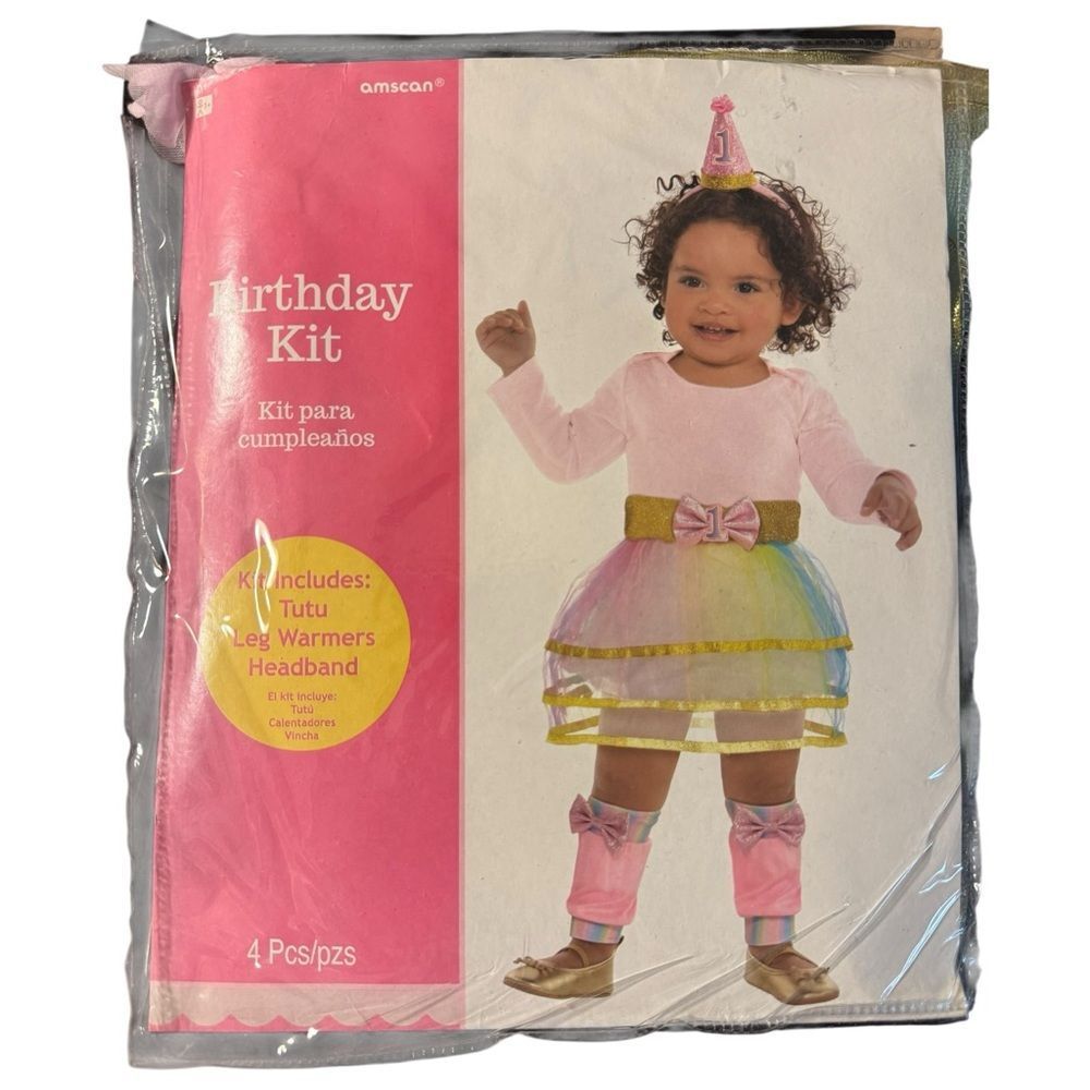 Amscan Pink and Gold Birthday Party Kit